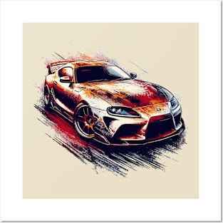 Toyota Supra Posters and Art